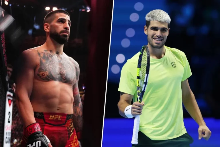 UFC chempioni Topuriya tennischi Alkarasni “Kar’era Shlemi” bilan tabrikladi